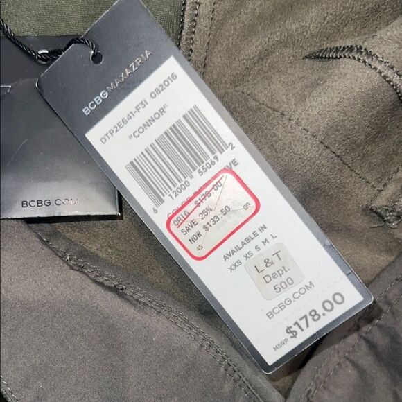 BCBGMAXAZRIA Women’s Olive Green Riding  Pants - Picture 6 of 9